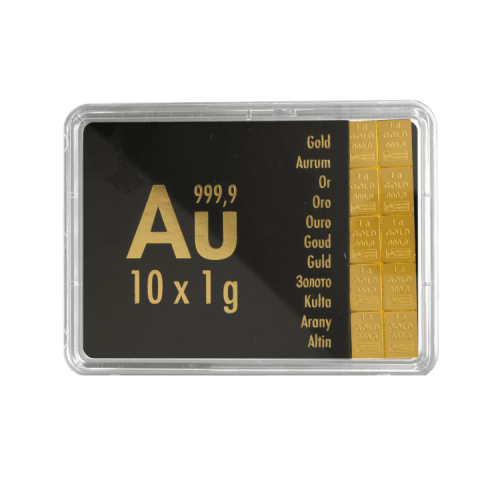 10x 1 gram gouden CombiBar