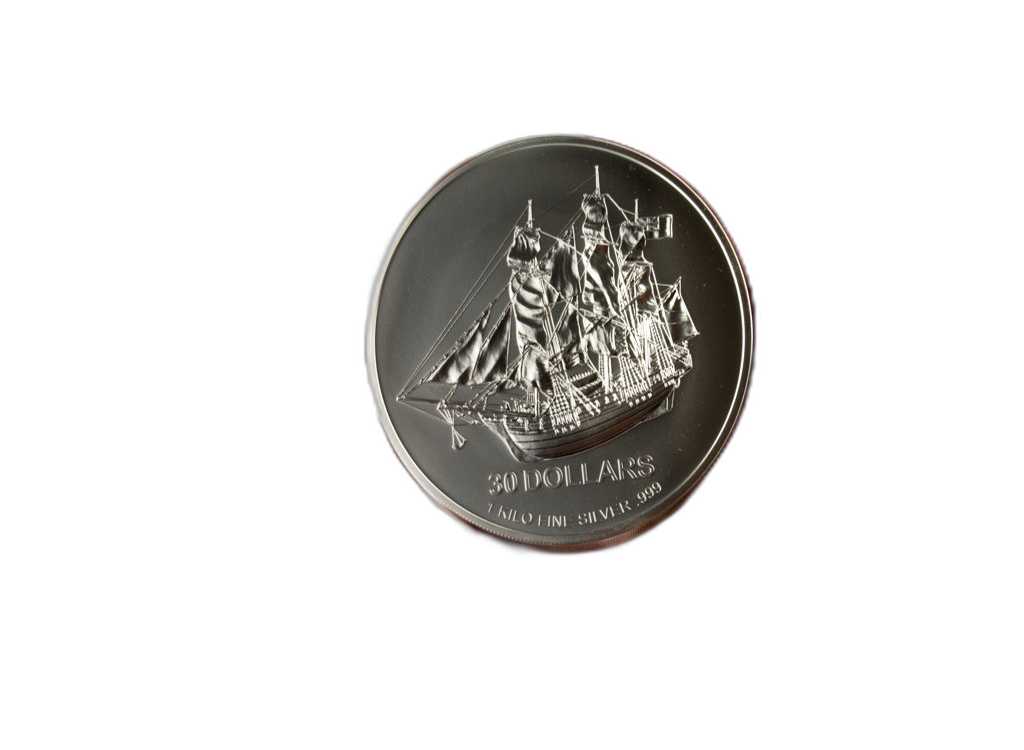 1 kilo Cook Islands Bounty zilveren munt
