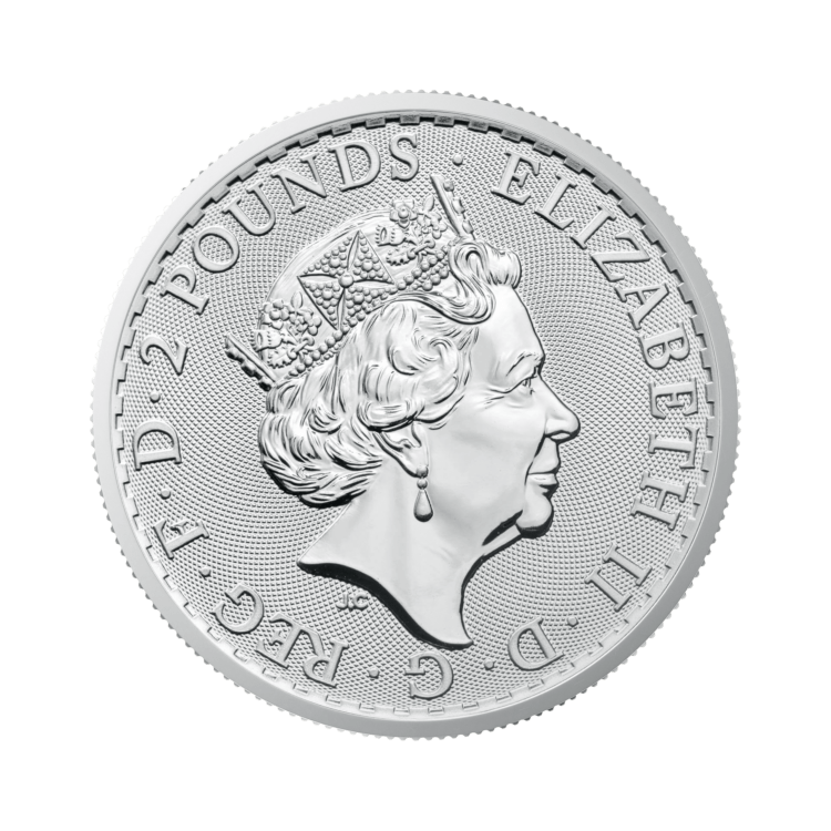 1 troy ounce zilveren Britannia munt