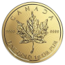 25x 1 gram gouden Maple Leaf munt - foto 2 - voorbeeld