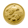 15 gram gouden Panda munt - foto 1 - voorbeeld
