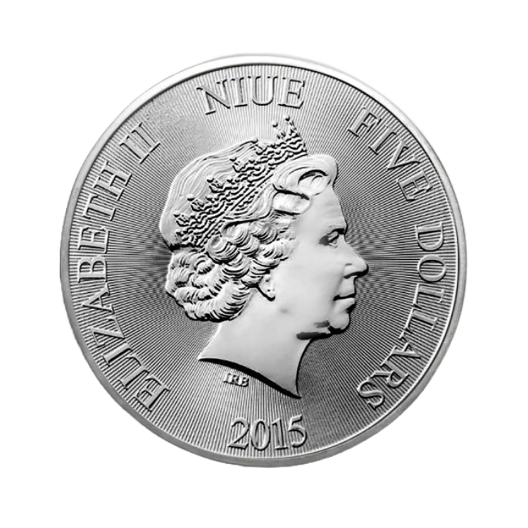 2 troy ounce zilveren munt Niue Hawksbill Turtle