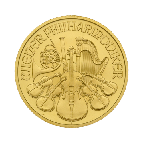 1/2 troy ounce gouden Philharmoniker munt