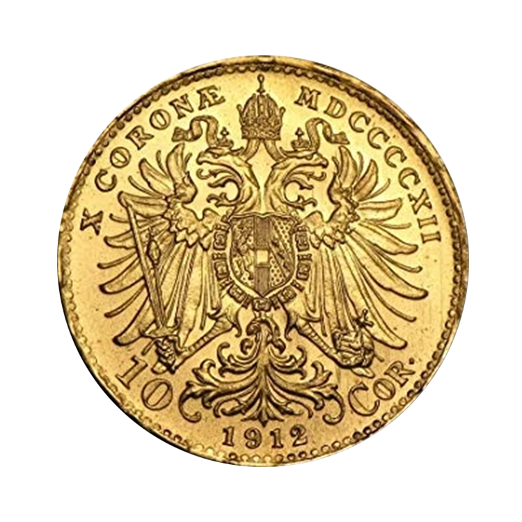 Oostenrijkse gouden 10 Corona munt