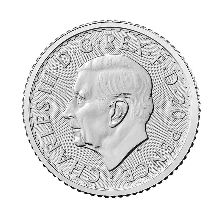 1/10 troy ounce zilveren Britannia munt