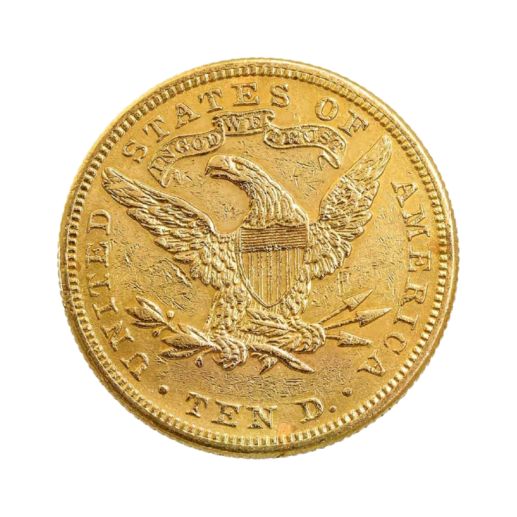 Gouden 10 dollar Liberty Head munt