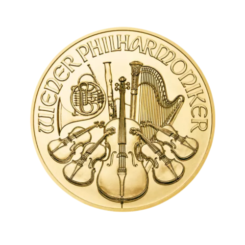 1/10 troy ounce gouden Philharmoniker munt