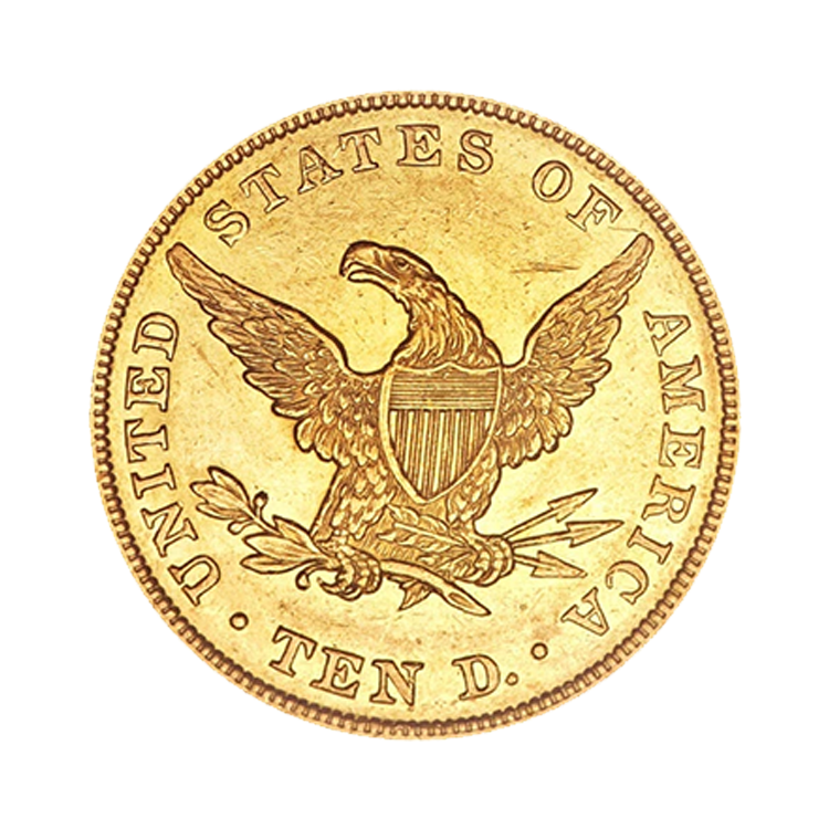 Gouden $10 Golden Eagle munt Liberty Head