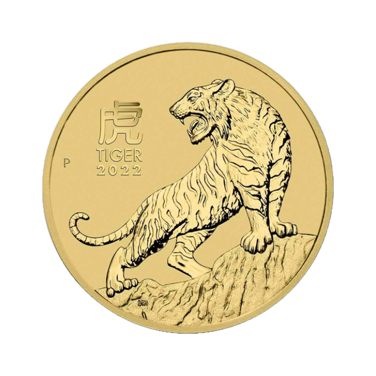 10 troy ounce gouden Lunar munt