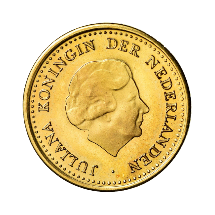 Gouden 50 gulden Nederlandse Antillen munt (1979)