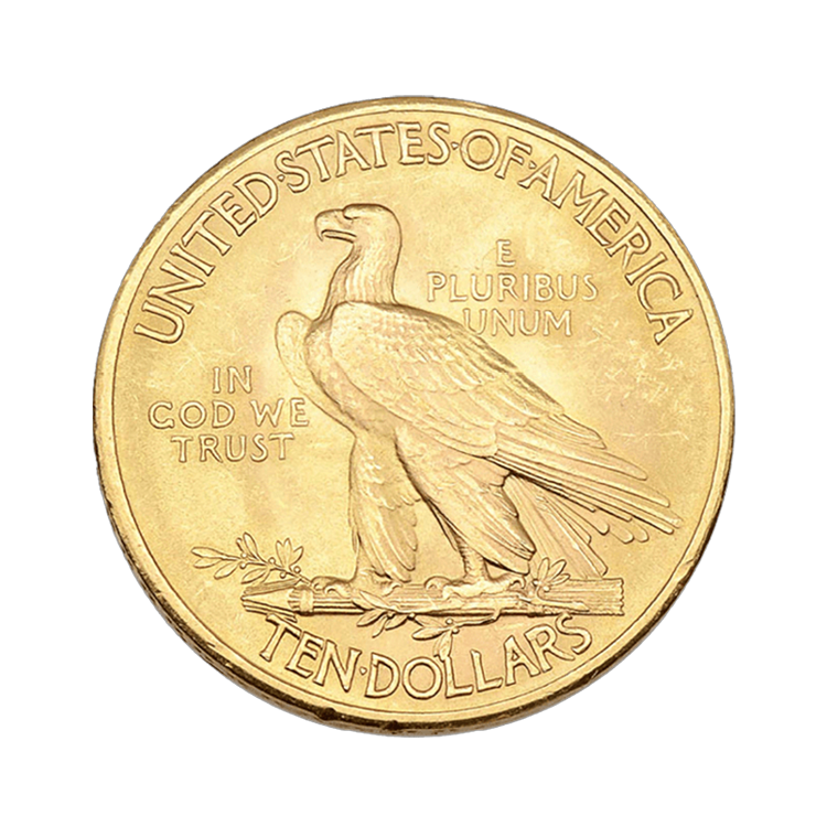 Gouden $10 Golden Eagle munt Indian Head