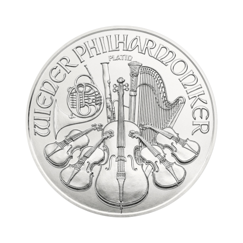 1 troy ounce platina Philharmoniker munt