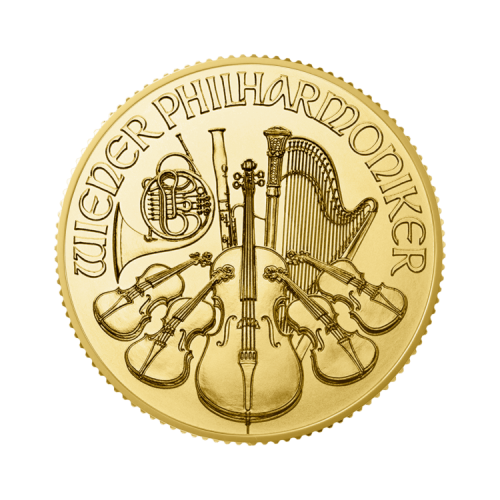 1/4 troy ounce gouden Philharmoniker munt