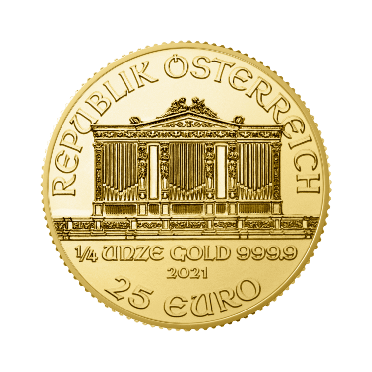 1/4 troy ounce gouden Philharmoniker munt