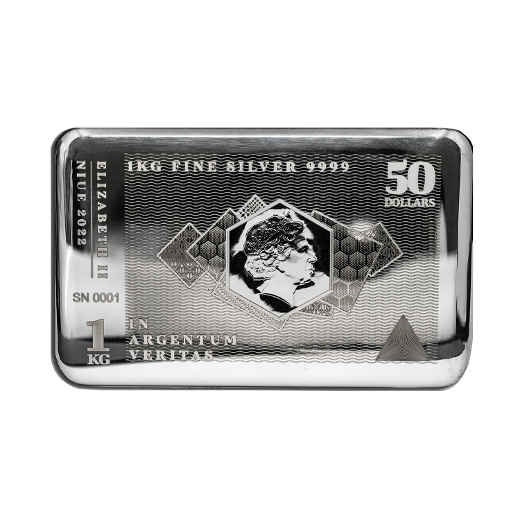 1 kilo zilveren Silvernote muntbaar