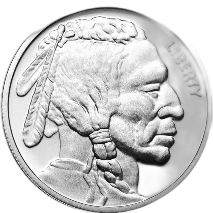 1 troy ounce zilveren Buffalo munt